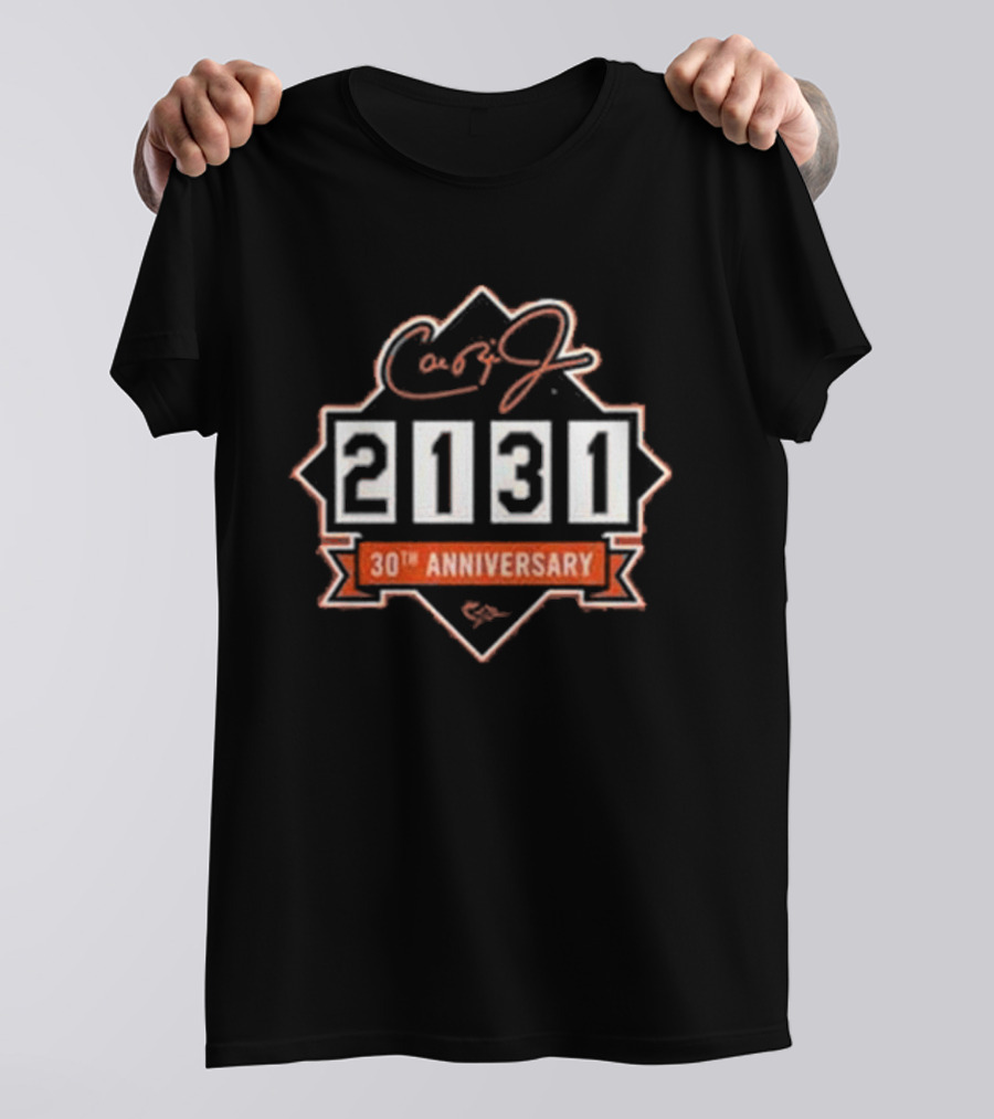 Baltimore Orioles Cal Ripken Jr. 2131 30th Anniversary Night 2026 T-Shirt