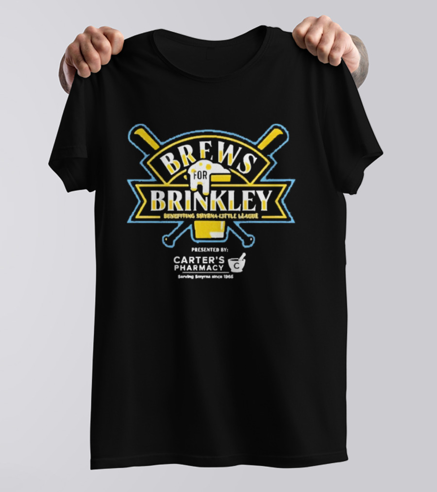 Brews For Brinkley Supporting Smyrna Little League Presented By Carter's Pharmacy T-Shirt