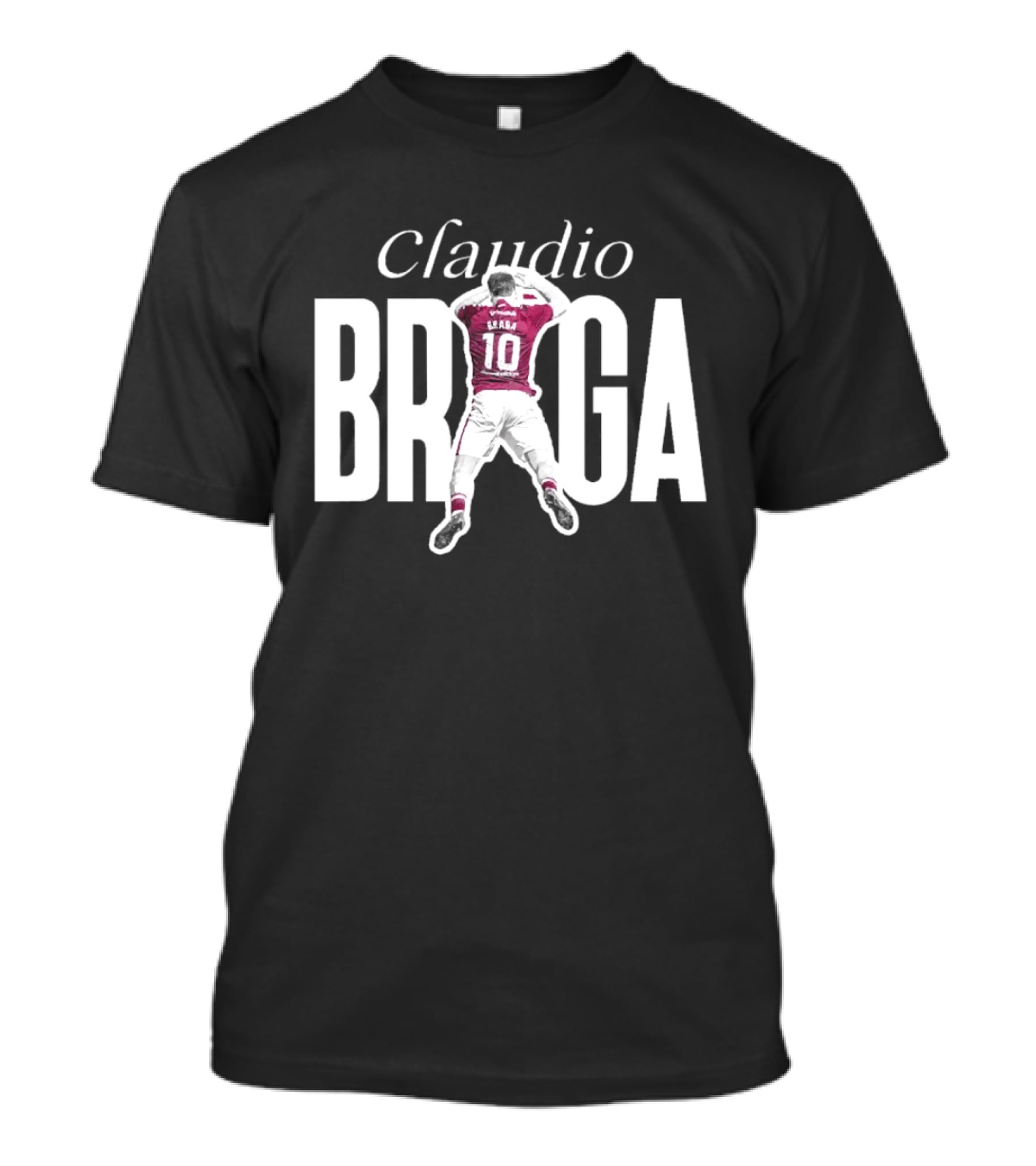 Cláudio Braga 10 Midlothian Football Club Player T-Shirt