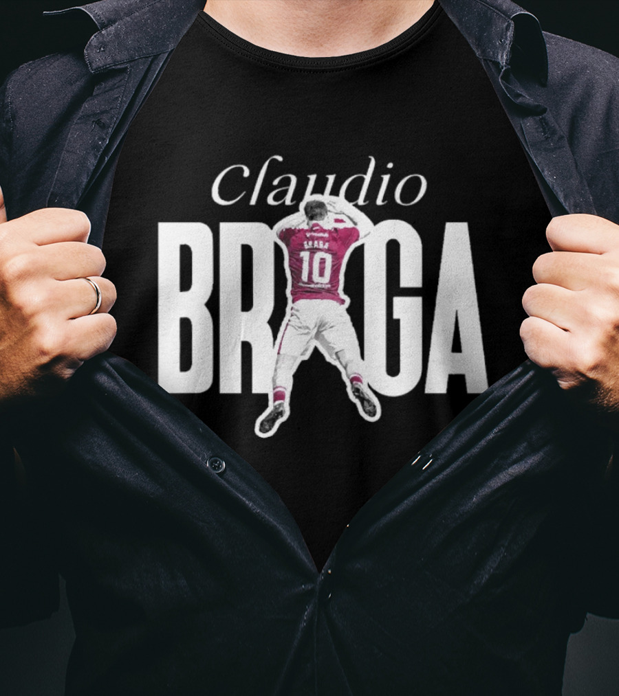 Cláudio Braga 10 Midlothian Football Club Player T-Shirt