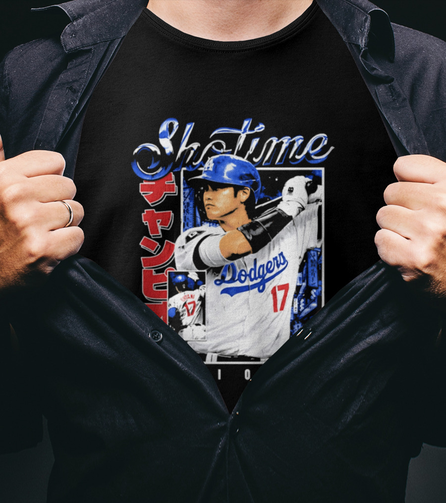 Showtime Shohei Ohtani Dodgers Champion 2026 T-Shirt