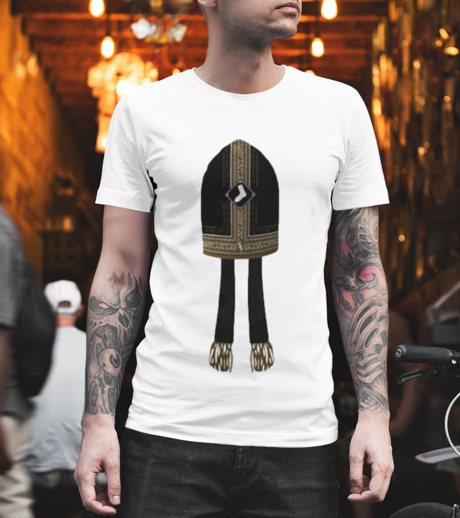 Pope Leo XIV Chicago White Sox Mitre Hat With Sox T-Shirt
