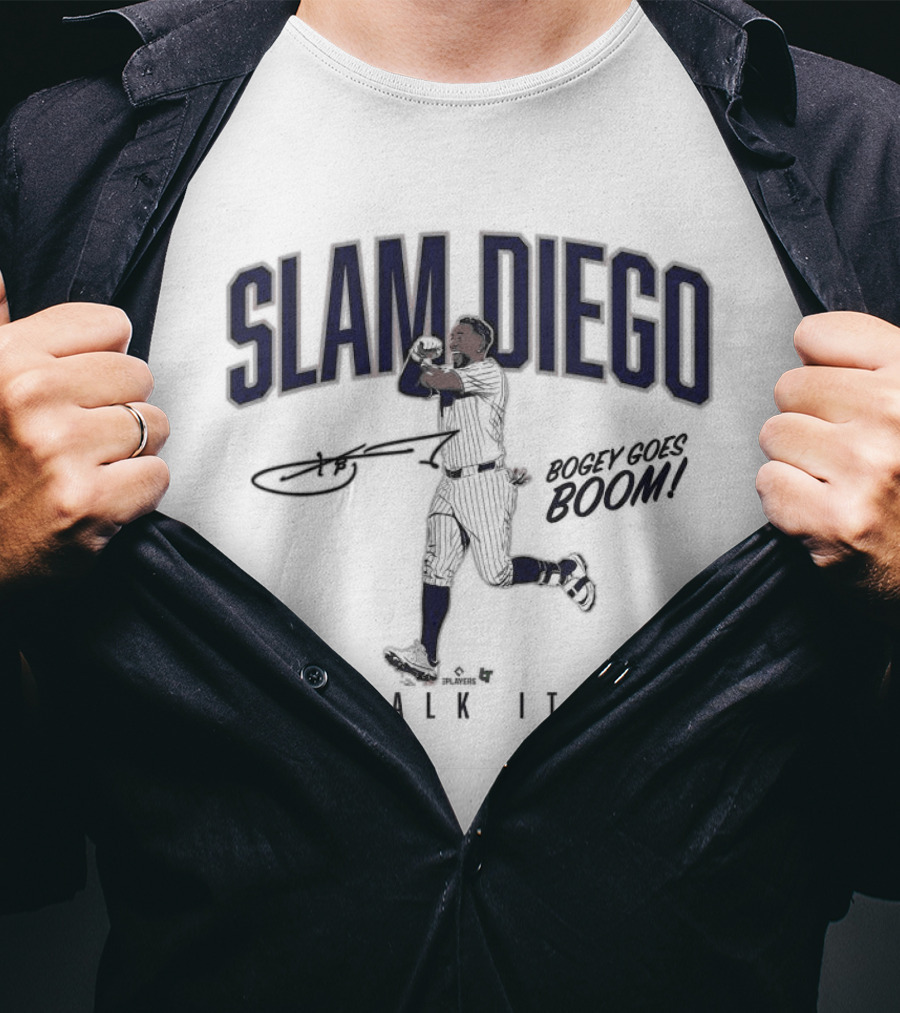 Slam Diego Bogey Boom To Walk It Off T-Shirt