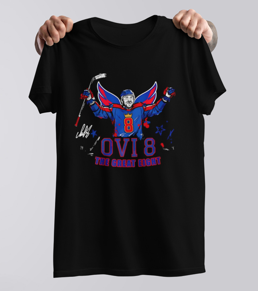 Ovi 8 The Great Eight Washington Capitals Alexander Ovechkin T-Shirt