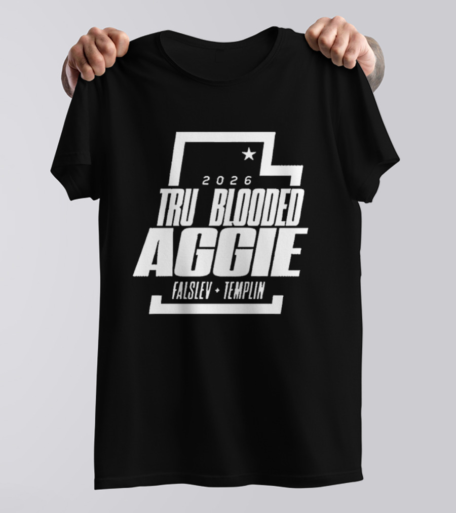 True Blooded Aggie Falslev Templin 2026 Utah Star T-Shirt