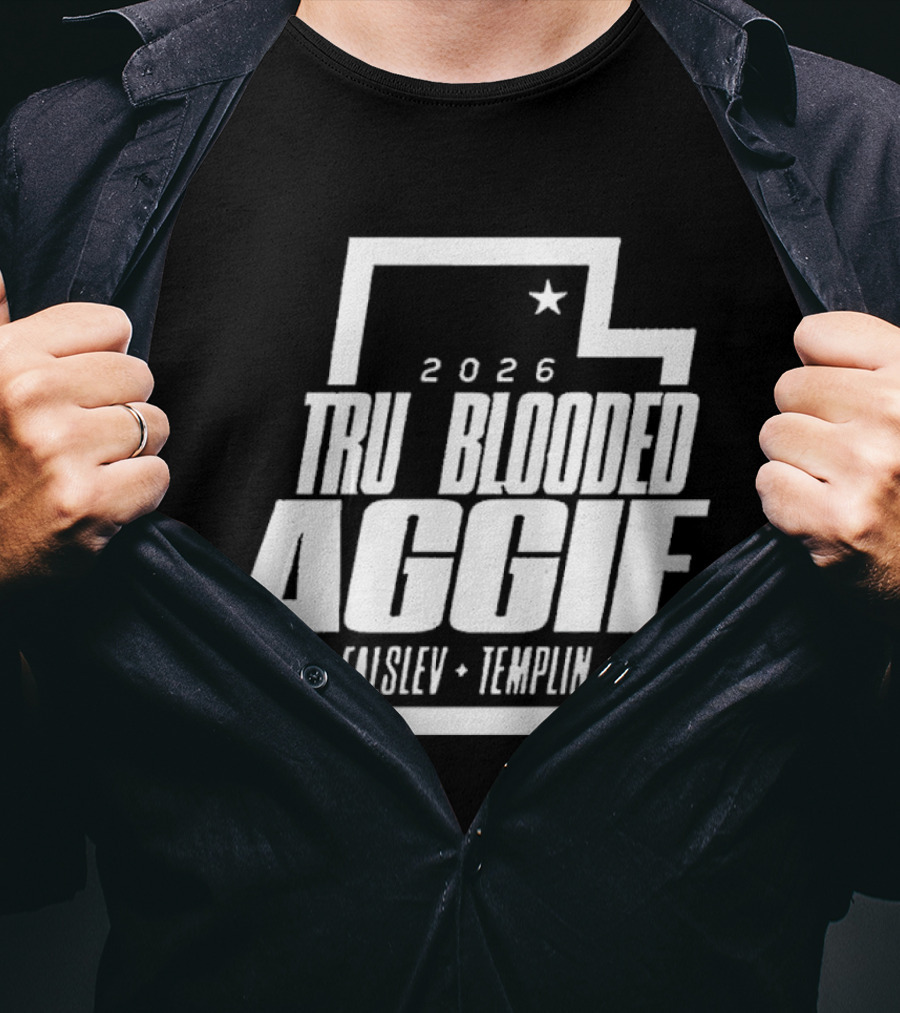 True Blooded Aggie Falslev Templin 2026 Utah Star T-Shirt