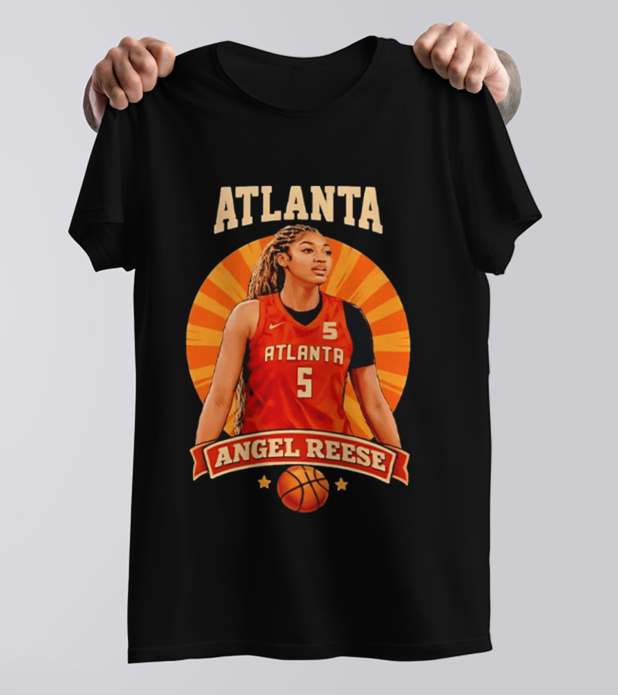 Atlanta Angel Reese Basketball T-Shirt