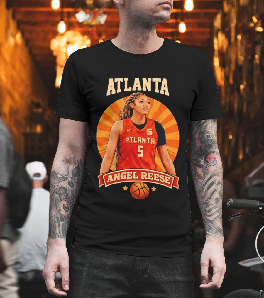 Atlanta Angel Reese Basketball T-Shirt