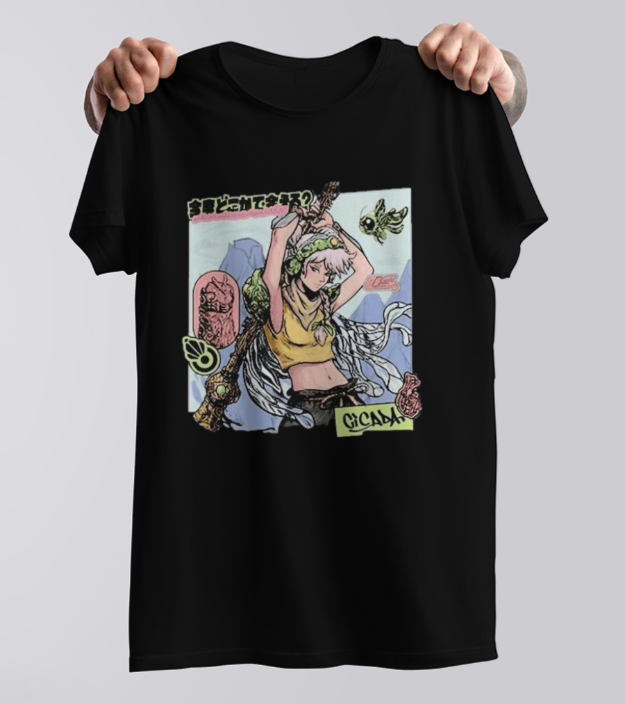 Good Kid Can We Hang Out Tour Cicada Artwork With Manga T-Shirt