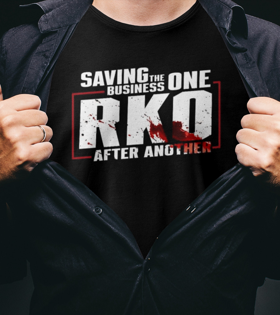 Randy Orton Pat McAfee WWE Saving The Business One RKO After Another T-Shirt