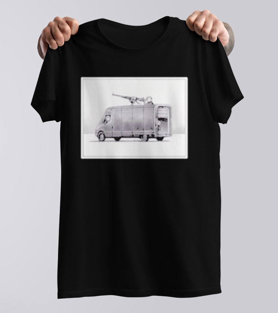 Boldy James Manhunt Banksy Inspired Armored Truck Scene T-Shirt