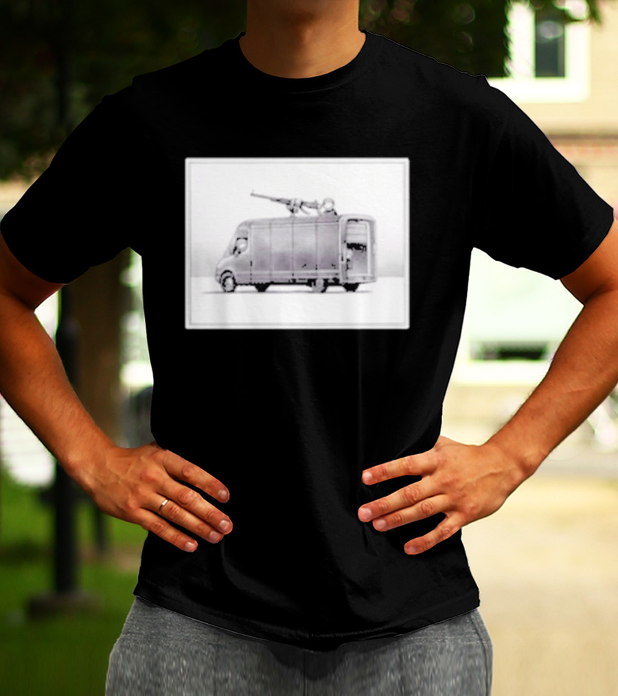 Boldy James Manhunt Banksy Inspired Armored Truck Scene T-Shirt