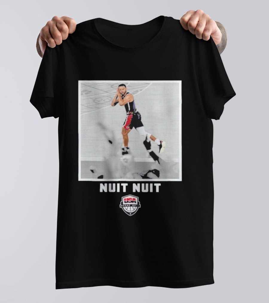 Stephen Curry Nuit Nuit USA Basketball Moments T-Shirt