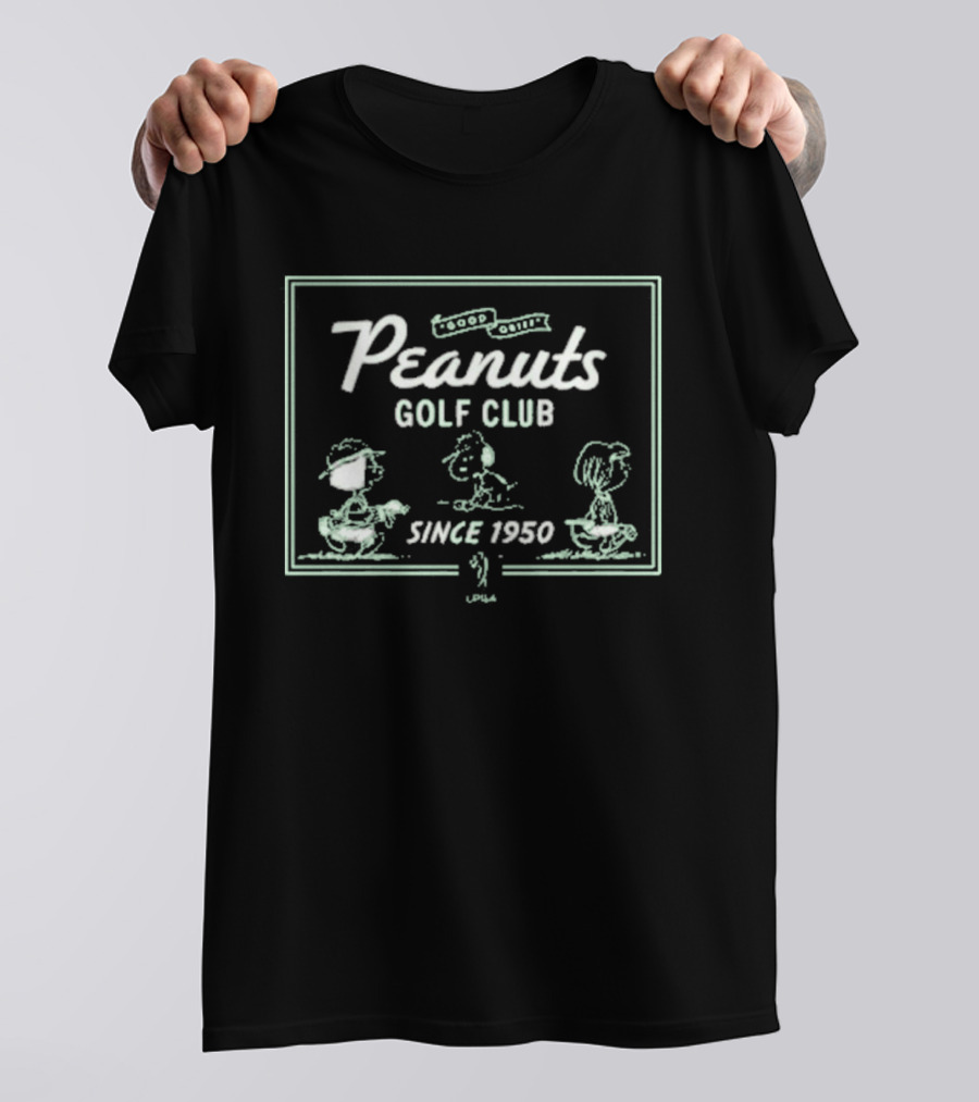 Peanuts Golf Club Since 1950 Streaker Sports Collaboration T-Shirt