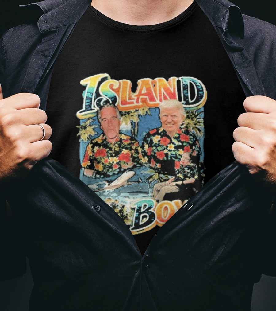 Island Boys Trump Epstein Hawking Hawaiian T-Shirt