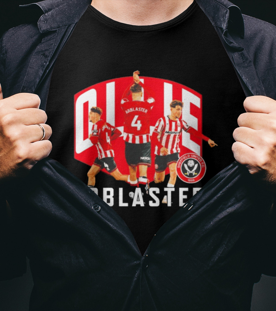 Ollie Arblaster 4 Sheffield United FC Player 1867 T-Shirt