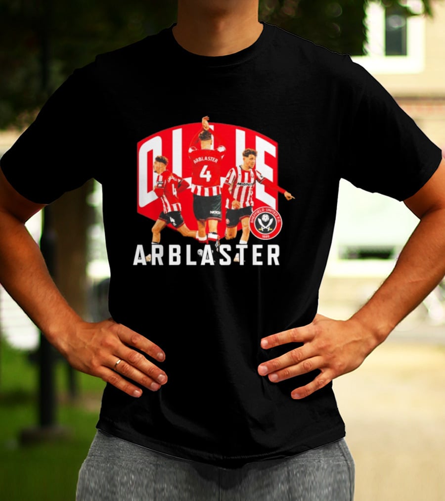 Ollie Arblaster 4 Sheffield United FC Player 1867 T-Shirt