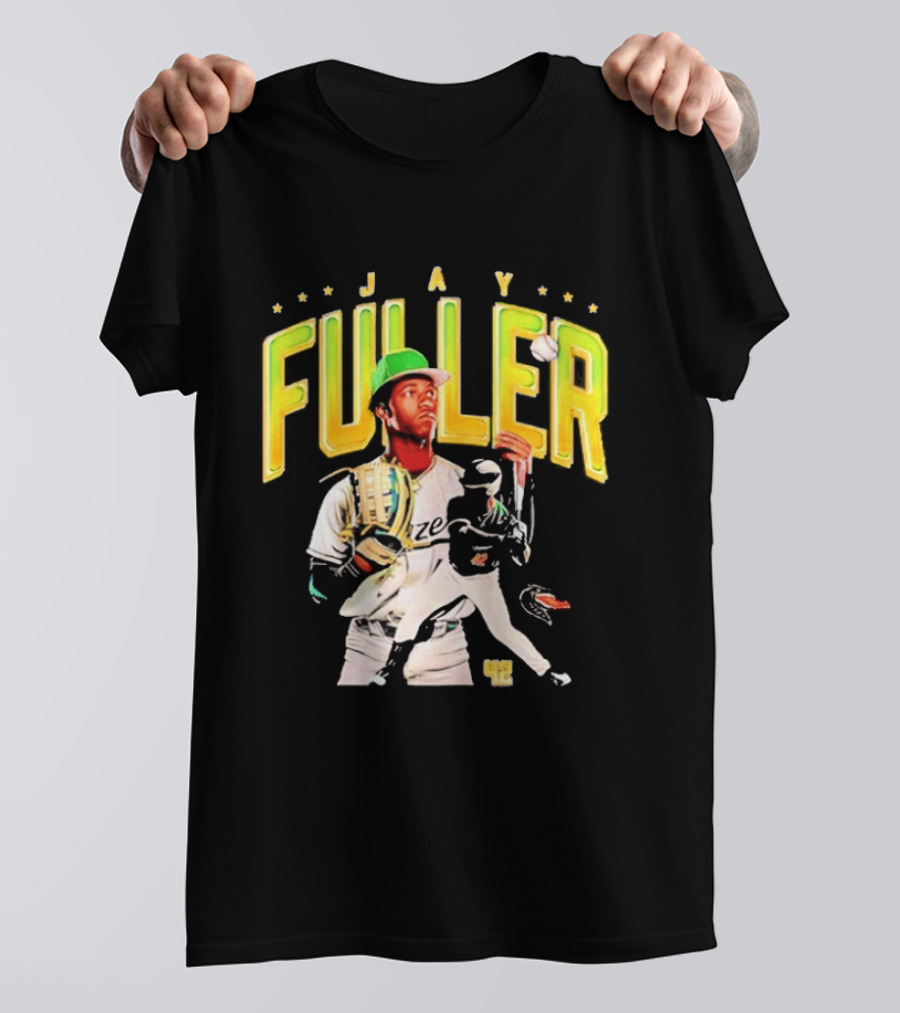 Jay Fuller UAB Baseball Player NCAA Collage With Catcher And Batter T-Shirt