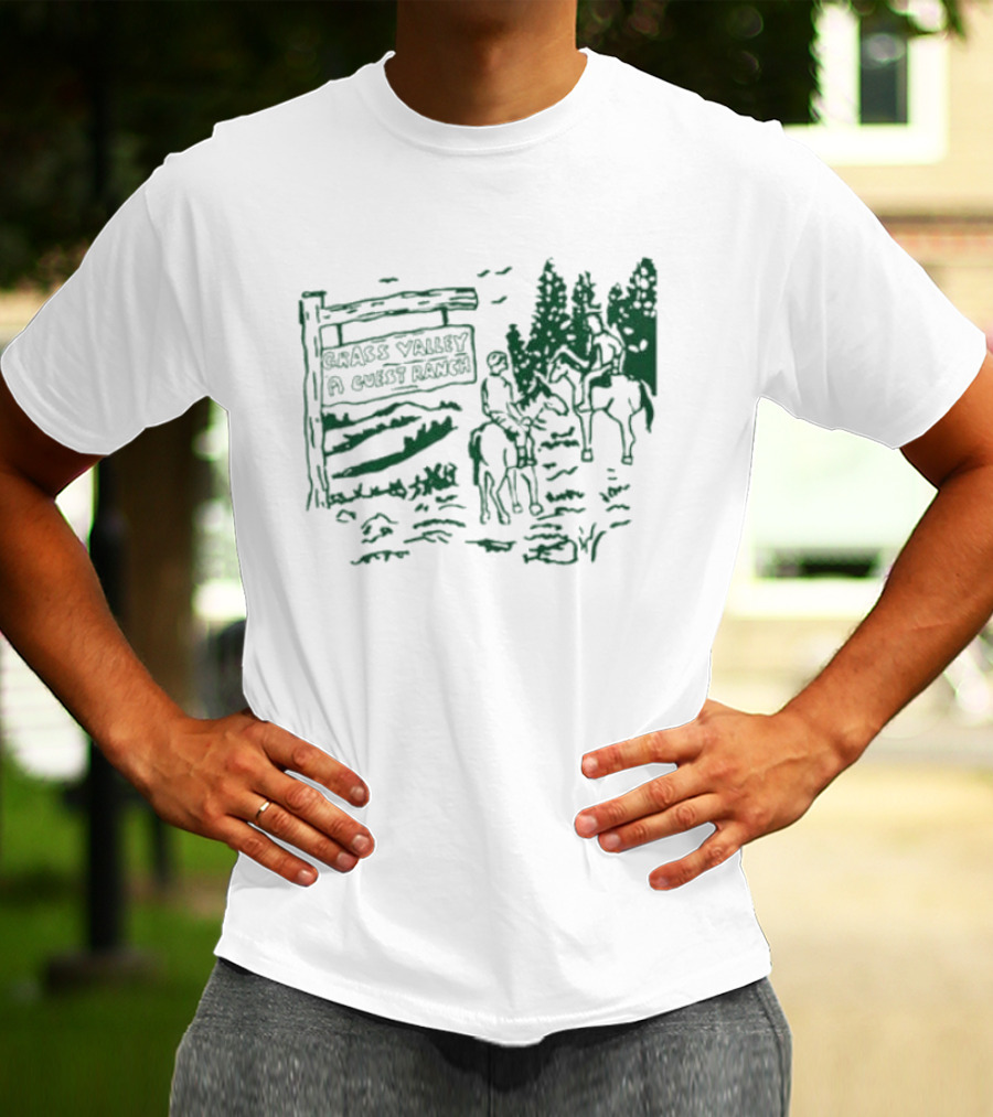 Grass Valley Guest Ranch Scenic Horseback Adventure T-Shirt