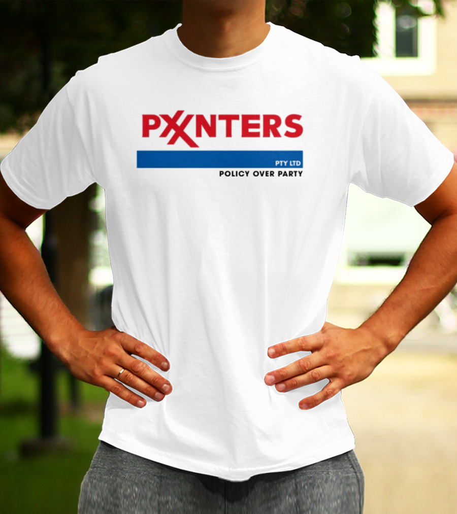 PXXNTERS Policy Over Party Politics T-Shirt