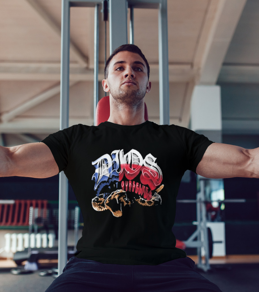 Dios Did It Ourselves Familia Dominican Flag Colors Rugged Hands T-Shirt