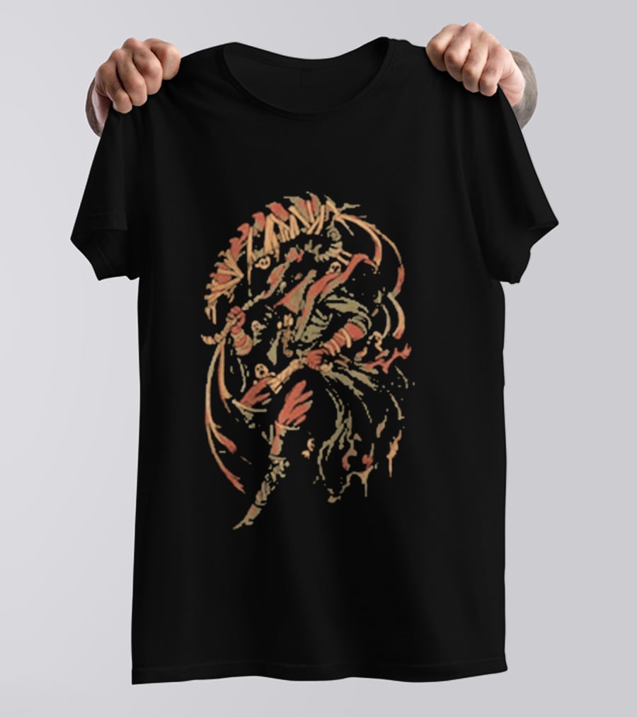 Endless Hunt Ilustrata Samurai Warrior T-Shirt