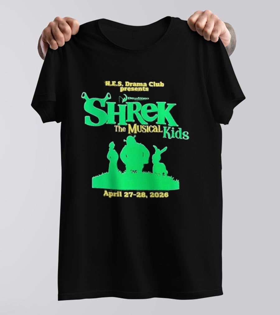 HHS Drama Club Presents Shrek The Musical Kids August 3rd 5th 2023 T-Shirt