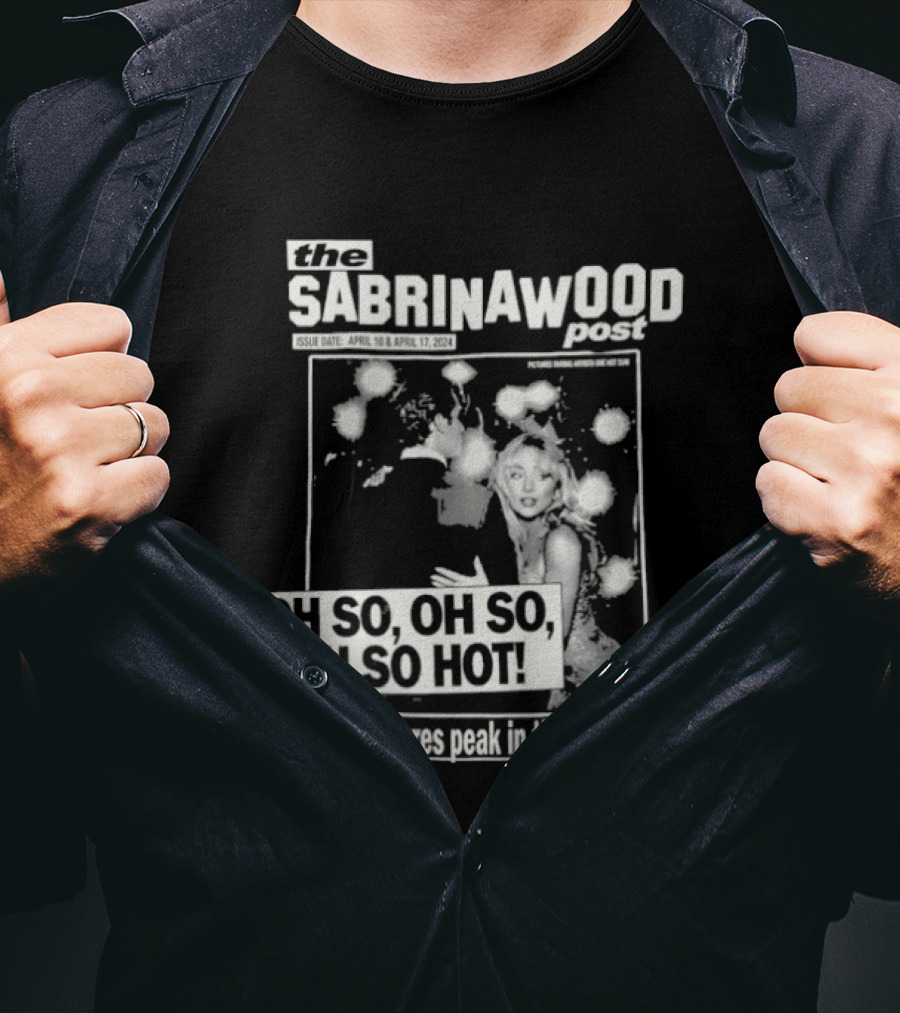 The SABRINAWOOD Post OH SO, OH SO, OH SO HOT! Temperatures Past 8 In The South T-Shirt