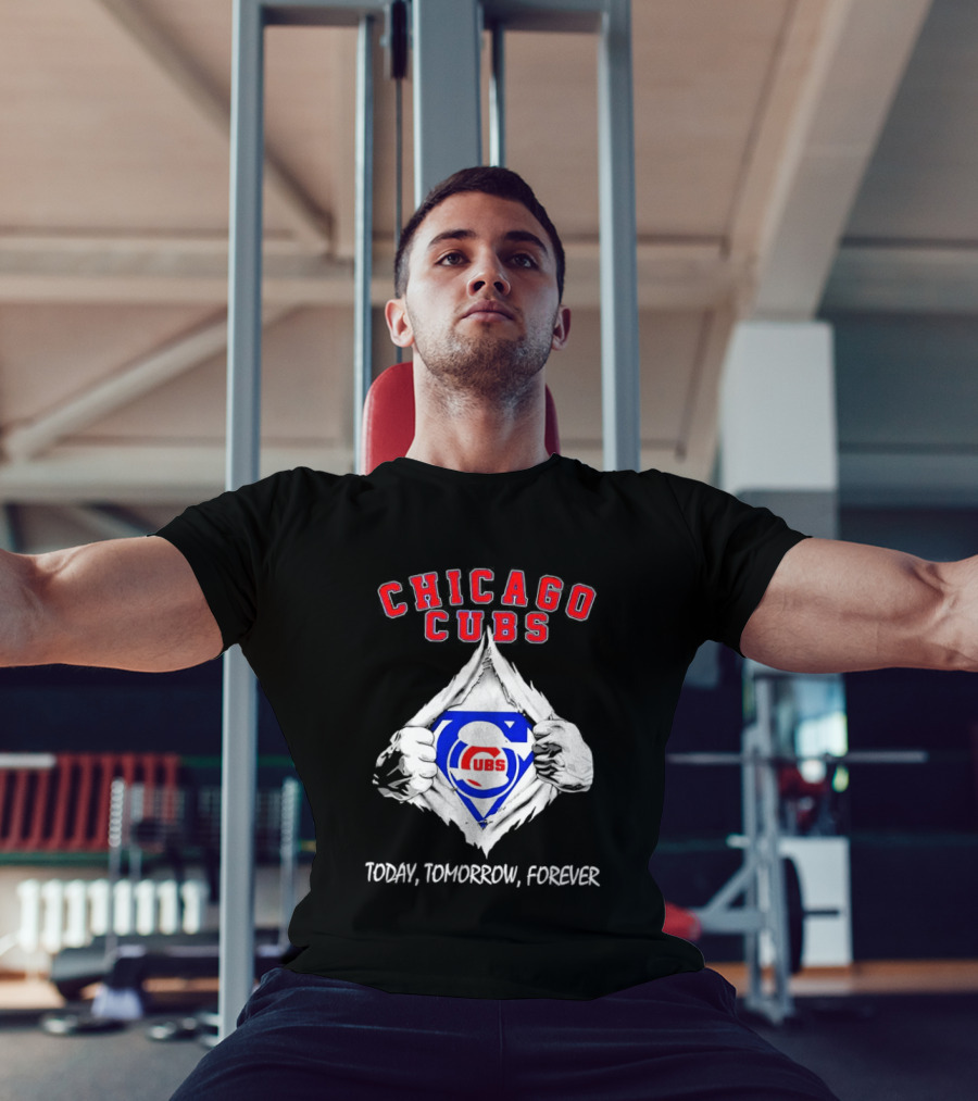 Chicago Cubs Blood Inside Me Today Tomorrow Forever T-Shirt