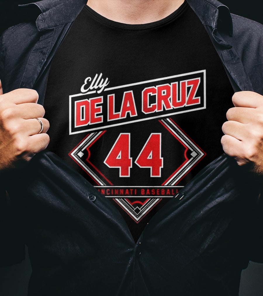 Elly De La Cruz 44 Cincinnati Baseball T-Shirt