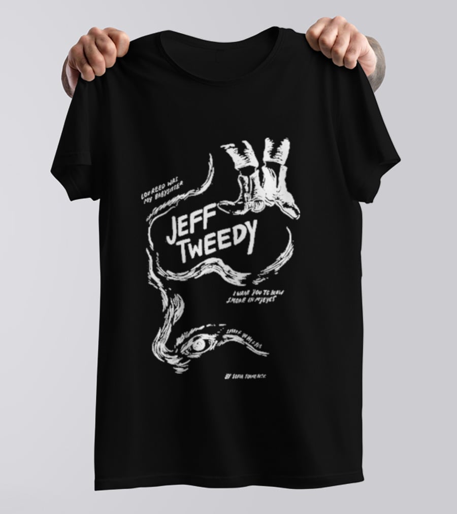 Jeff Tweedy Lou Reed Was My Babysitter Hand T-Shirt