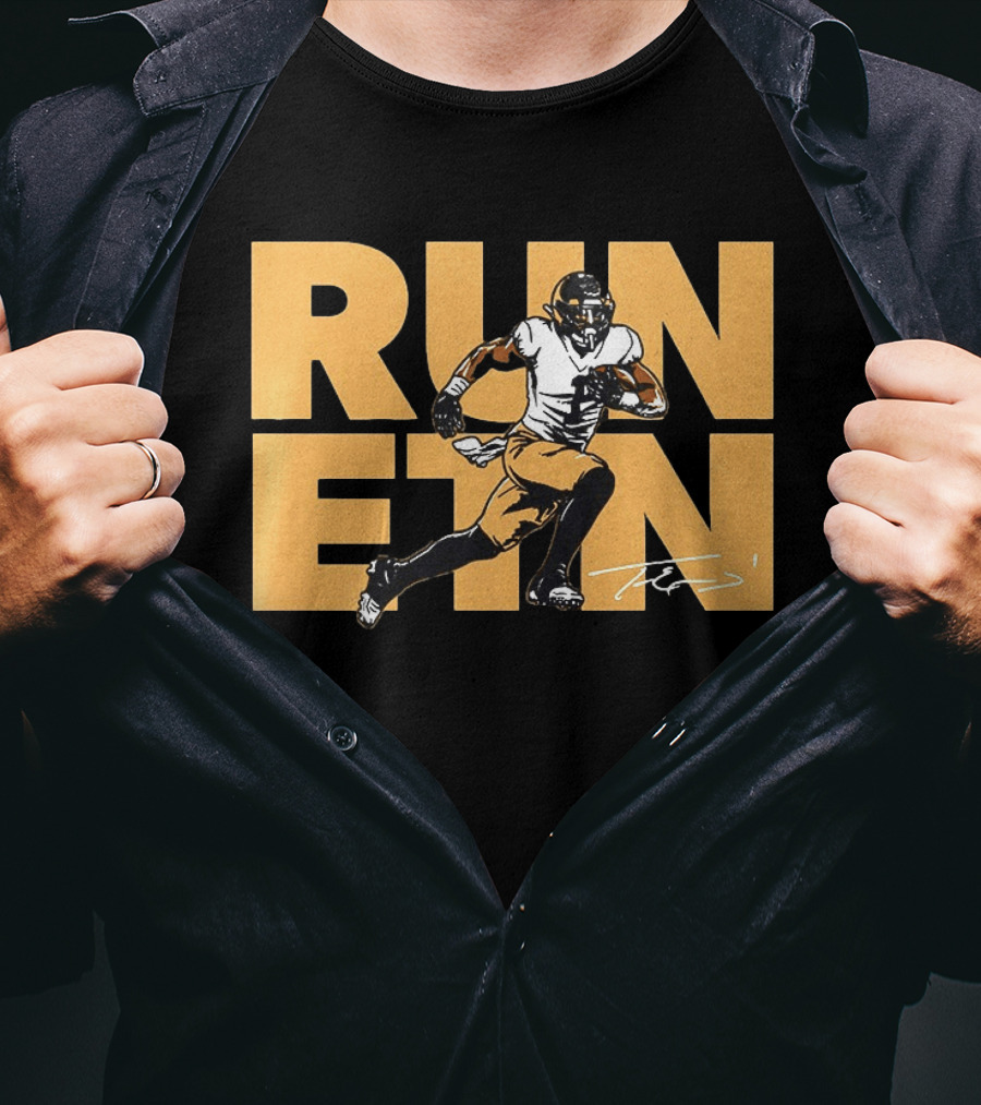 RUN ETN New Orleans Saints Football Sportswear T-Shirt