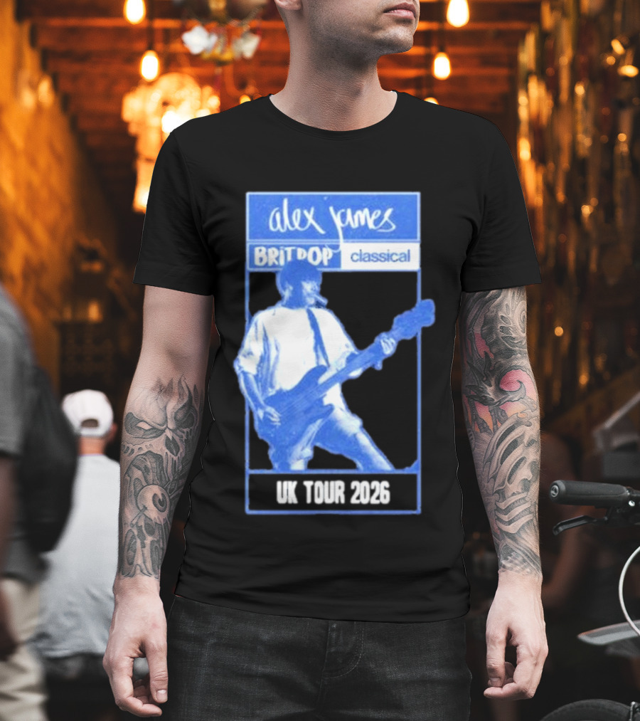 Alex James Britpop Classical UK Tour 2023 T-Shirt