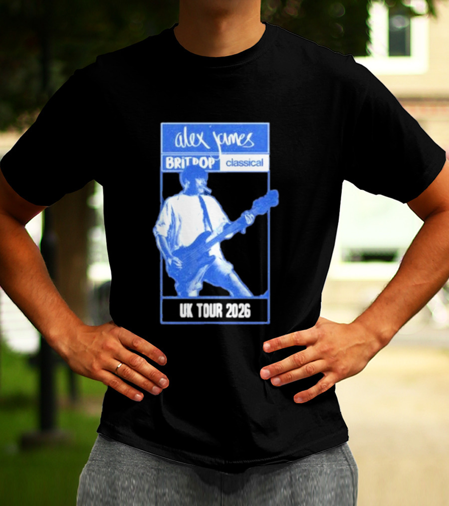 Alex James Britpop Classical UK Tour 2023 T-Shirt
