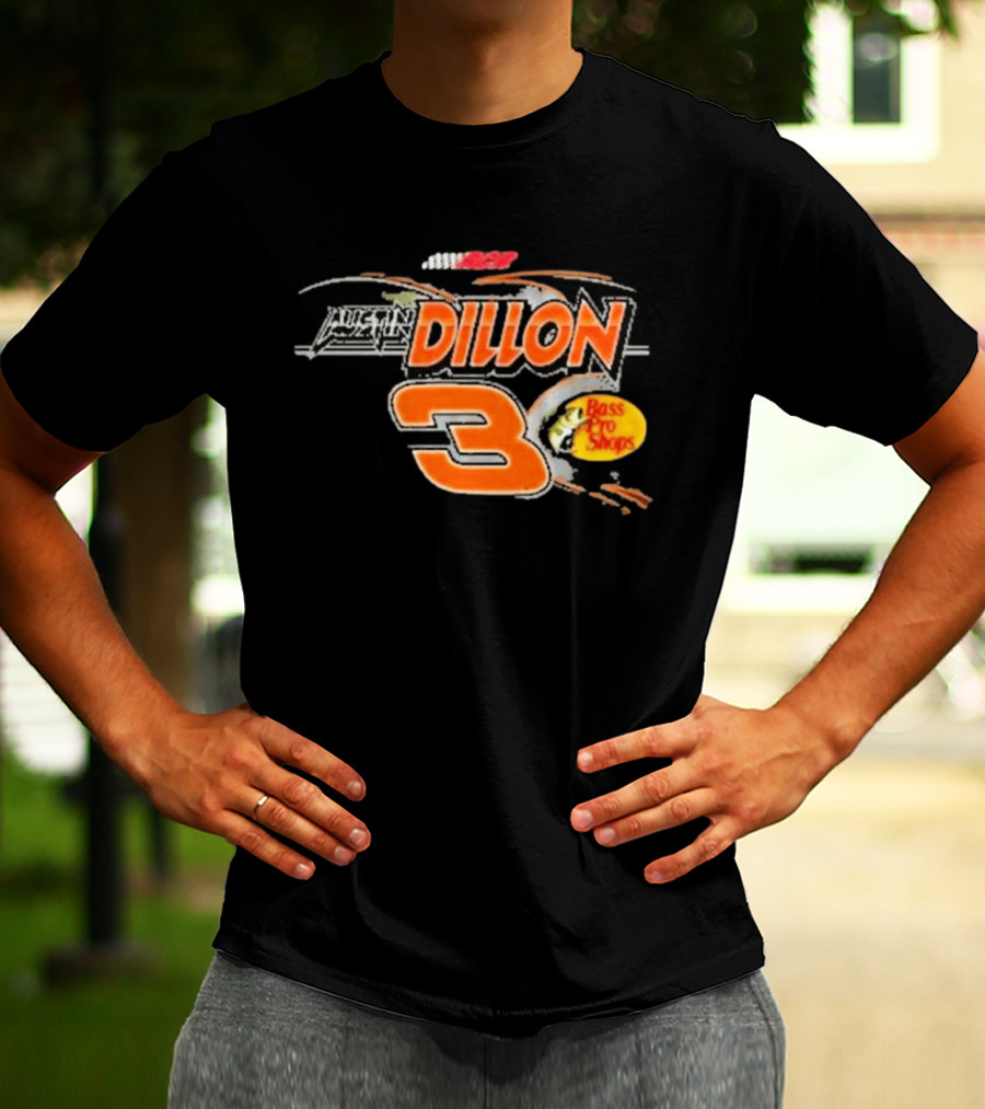 Austin Dillon 3 Bass Pro Shops 2026 Racing T-Shirt