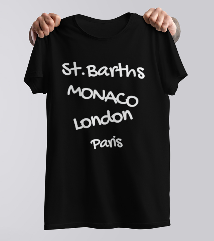 St. Barths Monaco London Paris Fashion Destination Collection T-Shirt