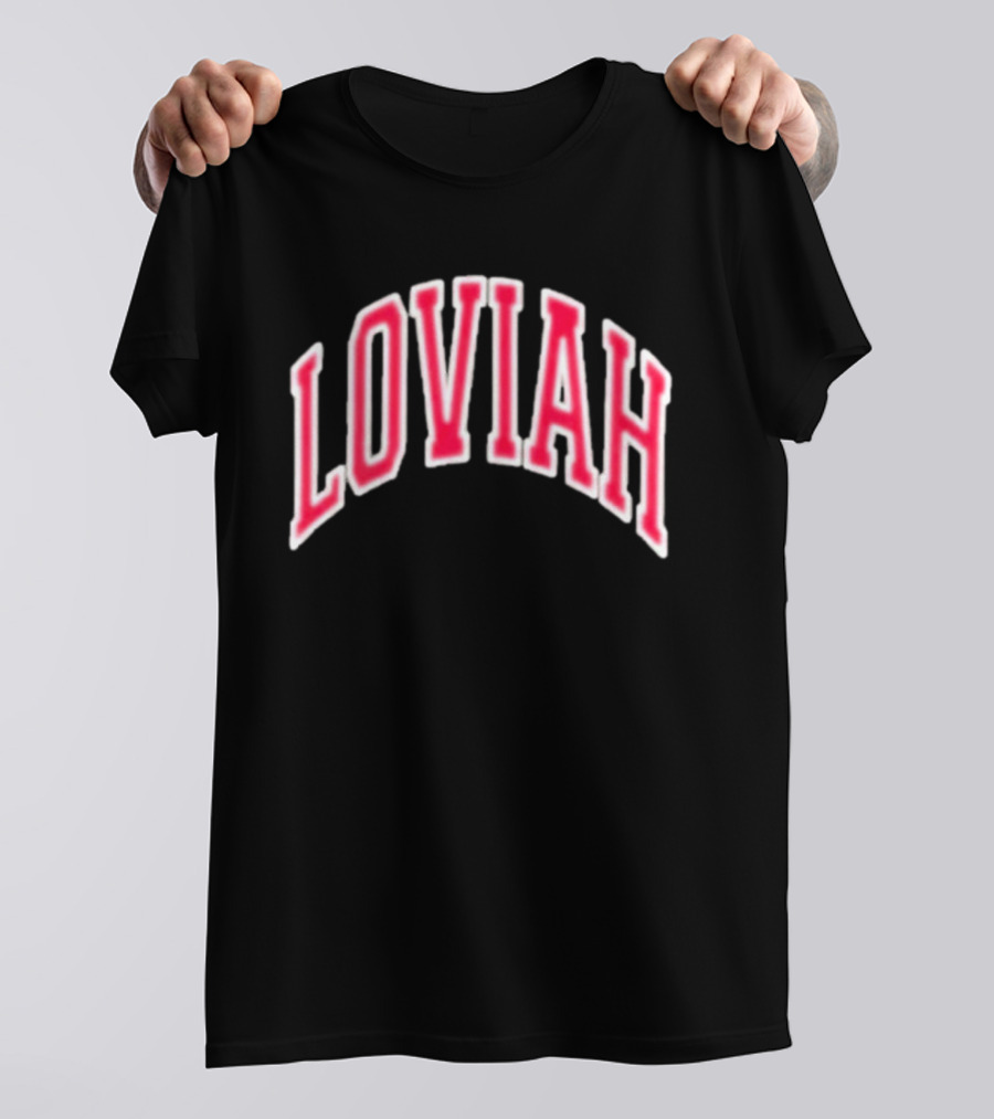 Empire Loviah Team Bold Red Arch Lettering T-Shirt