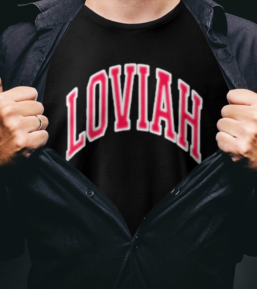 Empire Loviah Team Bold Red Arch Lettering T-Shirt