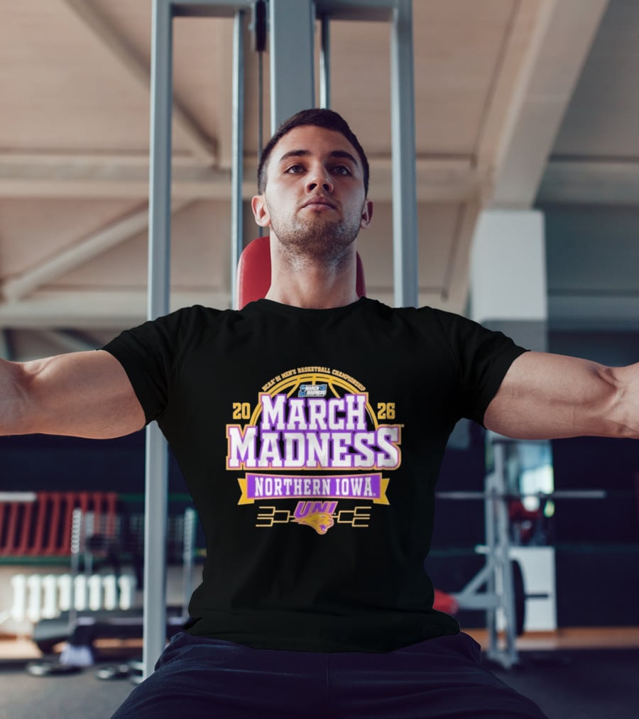 Northern Iowa Panthers 2026 NCAA DI Men's Basketball March Madness Bound Championship T-Shirt