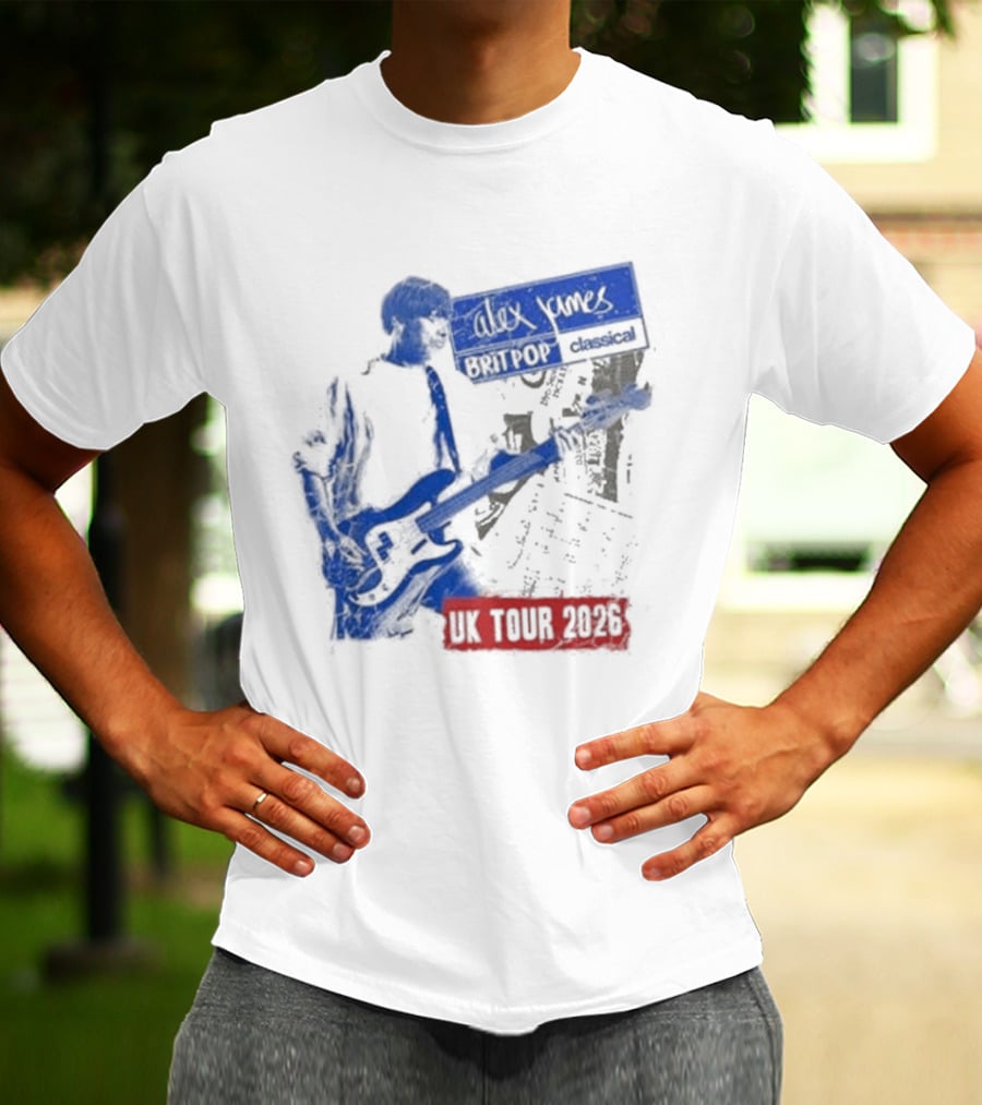 Alex James Britpop Classical UK Tour 2026 T-Shirt
