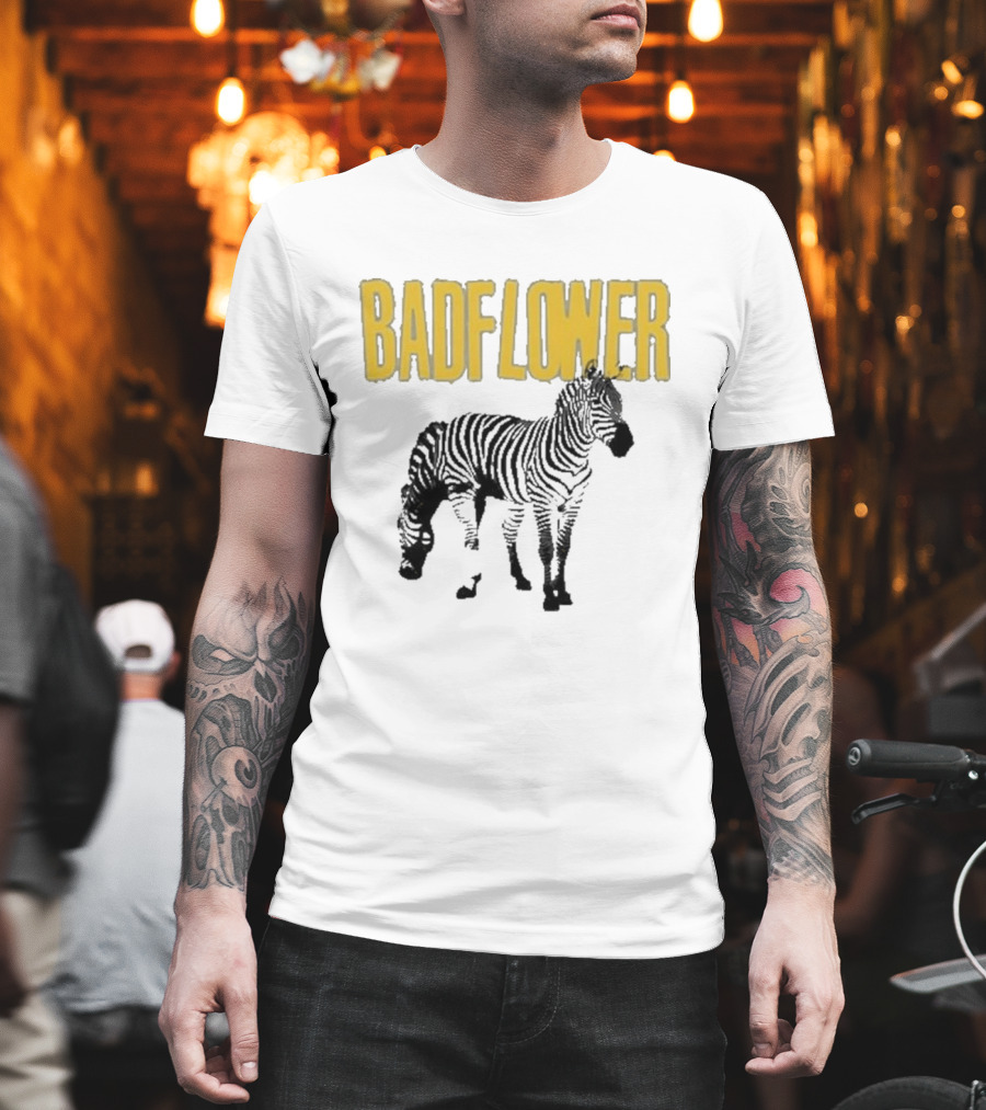 Badflower Zebra T-Shirt
