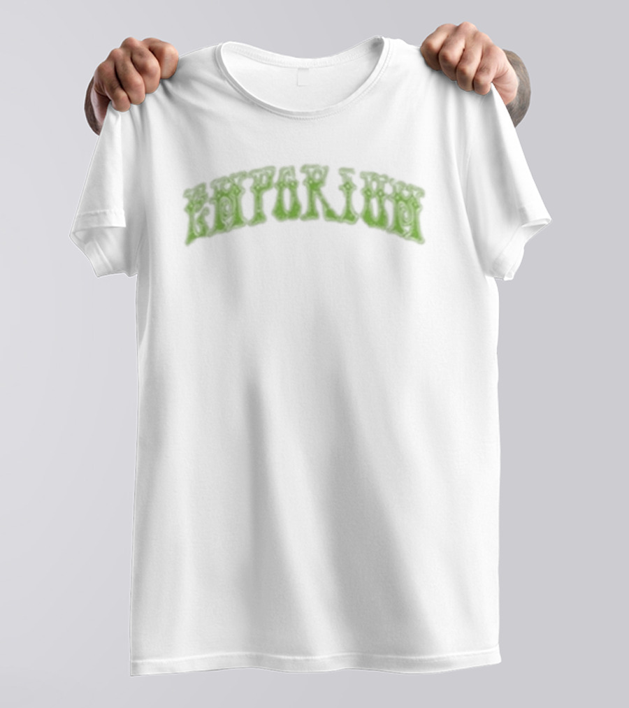 Emporium Dublin Wizard Mystical Green Letters T-Shirt