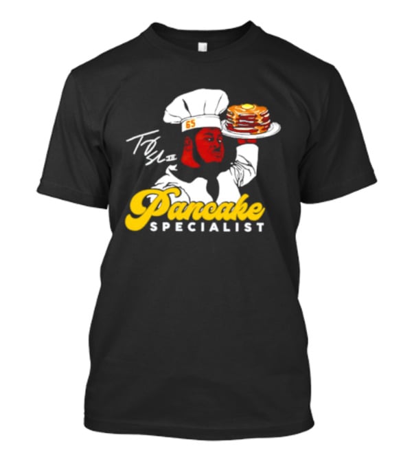 Trey Smith 65 Pancake Specialist Chef T-Shirt