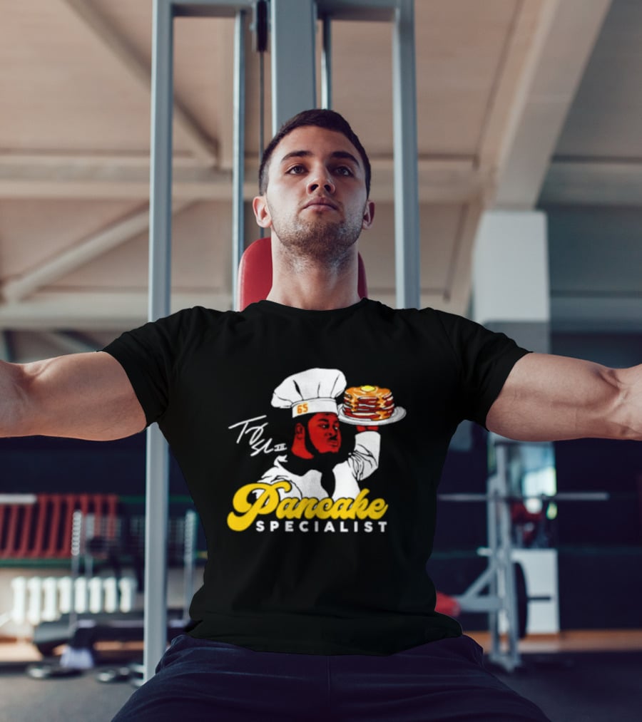 Trey Smith 65 Pancake Specialist Chef T-Shirt