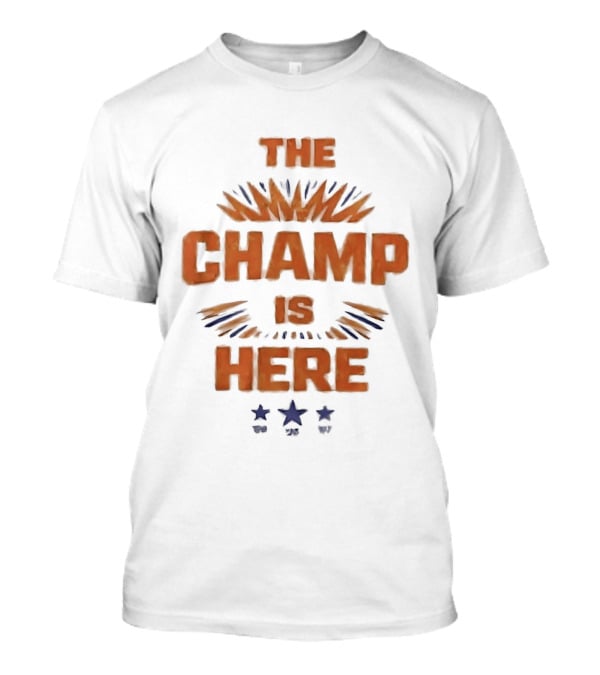 Florida Victorious The Champ Is Here Stars And Stripes Orange Blue T-Shirt