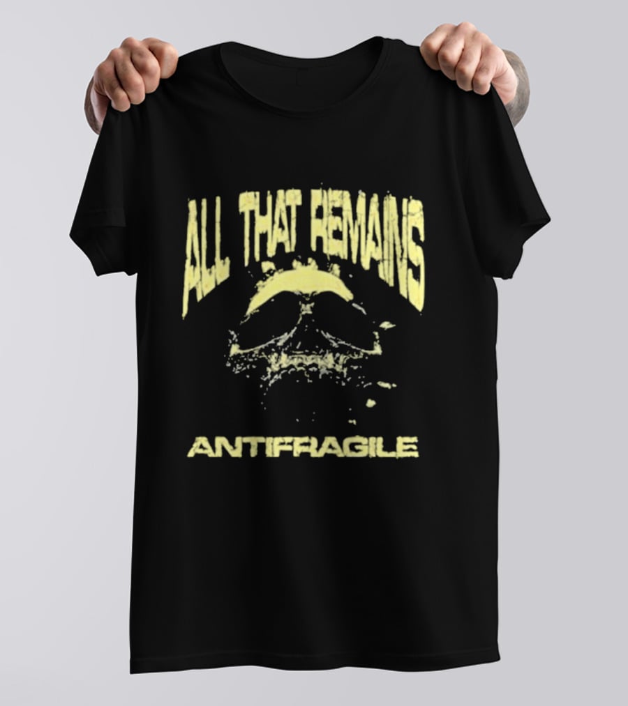 All That Remains Antifragile Distressed Crescent T-Shirt