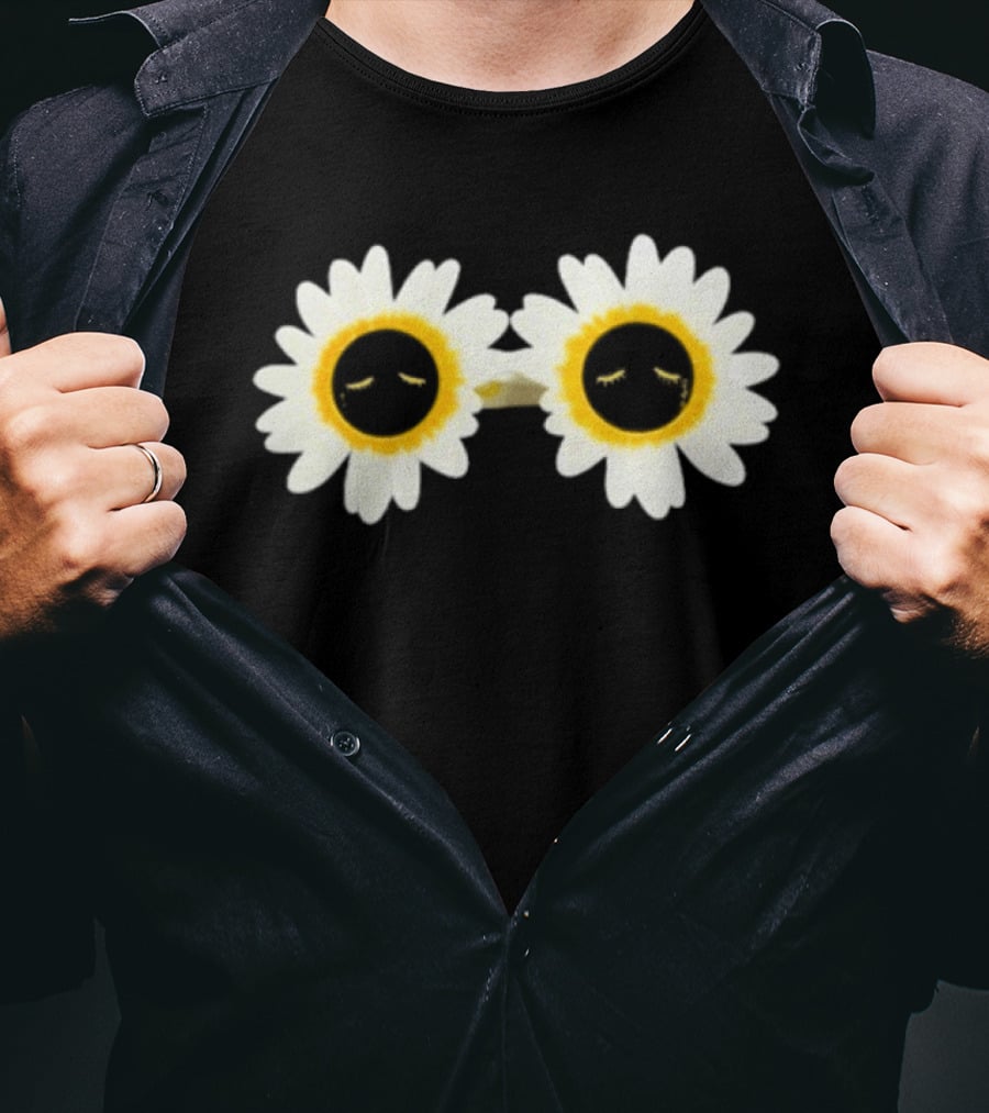 Arcade Fire Flower Power Daisy Sunglasses T-Shirt