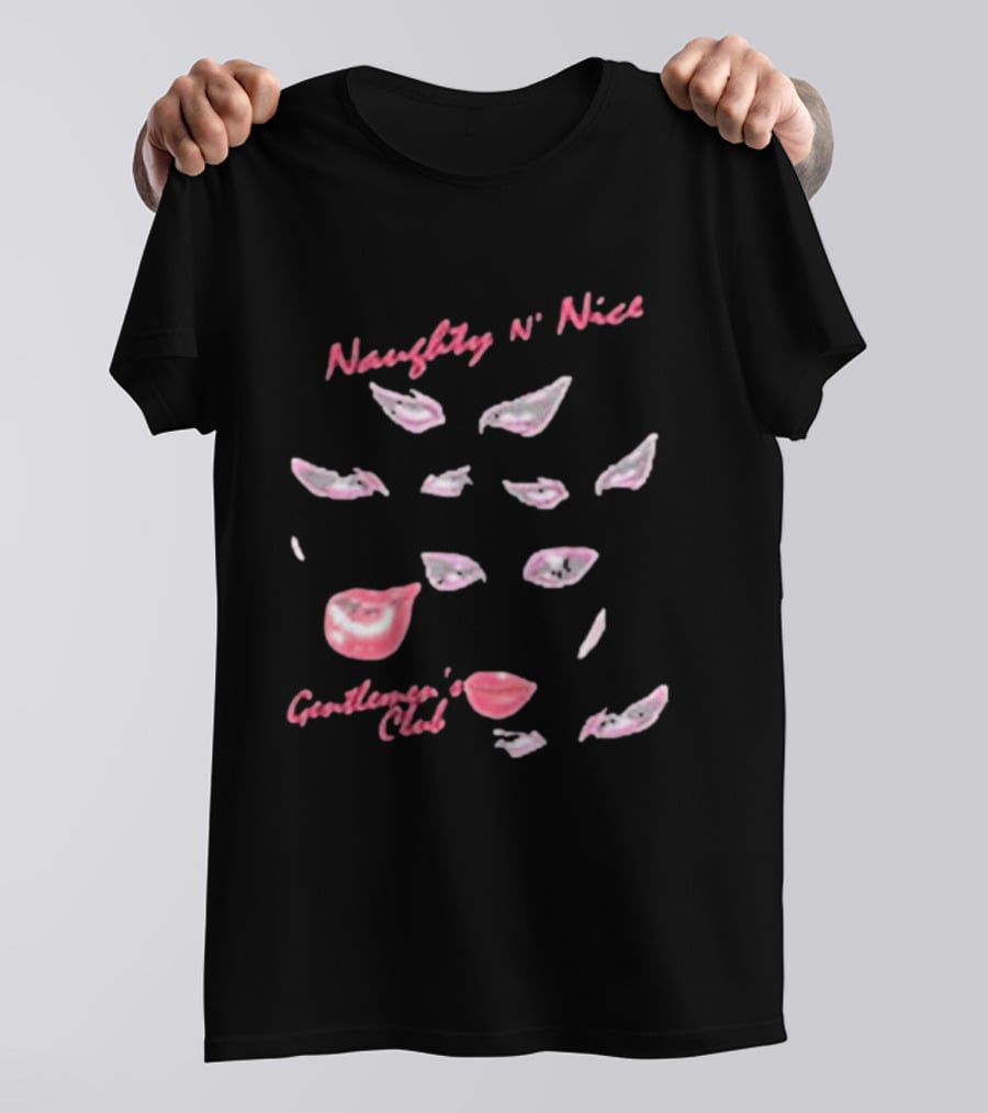 Naughty N' Nice Eyes Gentlemen's Club T-Shirt