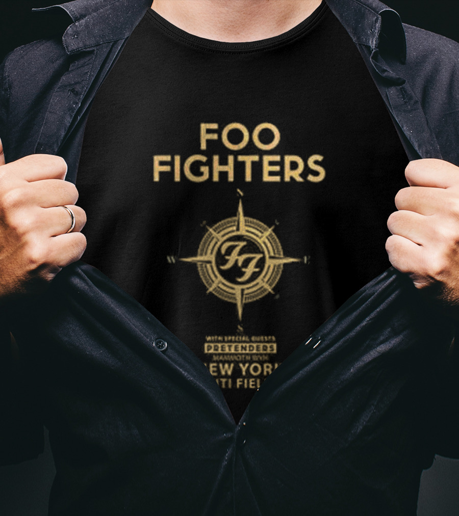 Foo Fighters Citi Field East Coast Tour Collaboration T-Shirt