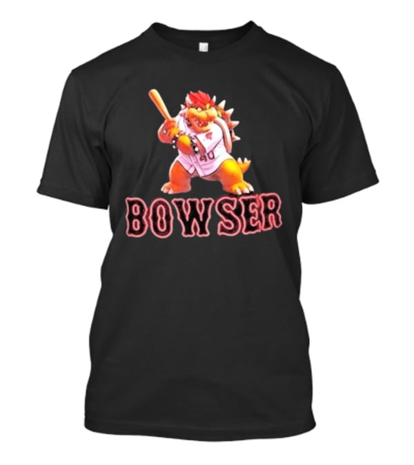 Bowser Baseball Character Caleb Durbin 40 T-Shirt